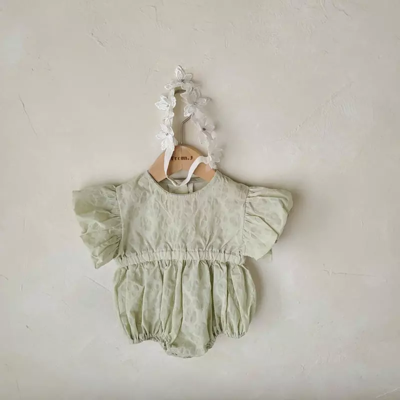 From J - Korean Baby Fashion - #smilingbaby - Magnolia Flower Bodysuit - 9