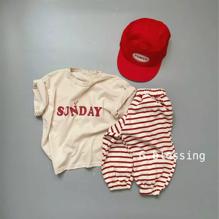 G Blessing - Korean Children Fashion - #kidzfashiontrend - Sunday Tee - 4