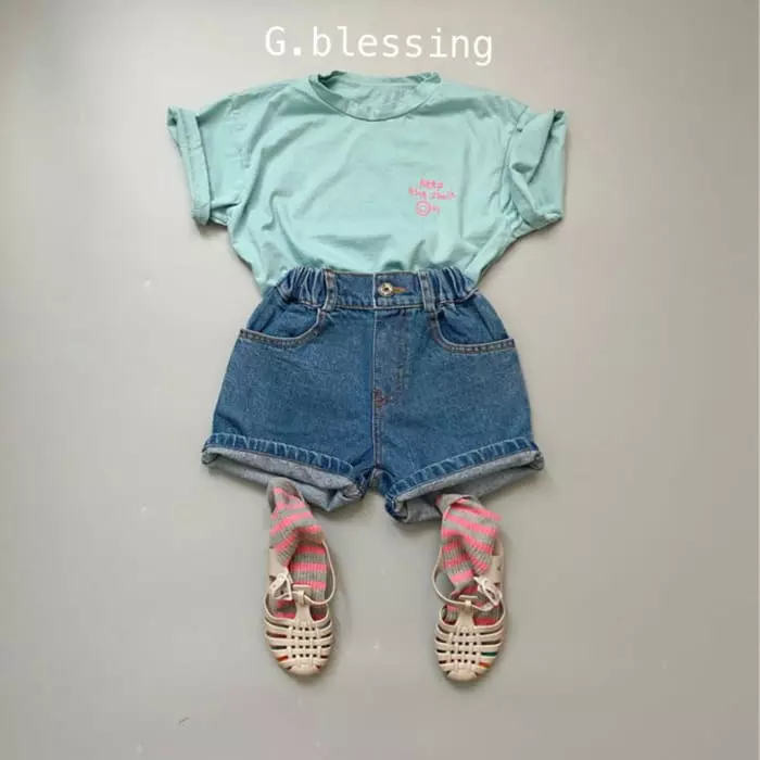 G Blessing - Korean Children Fashion - #childofig - Keep Smile Tee - 7