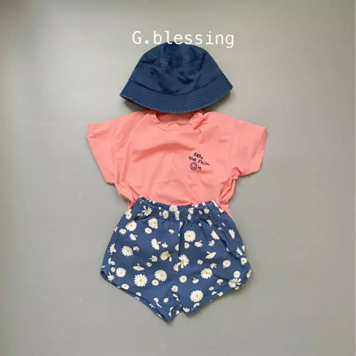 G Blessing - Korean Children Fashion - #childofig - Flower Piping Shorts - 6