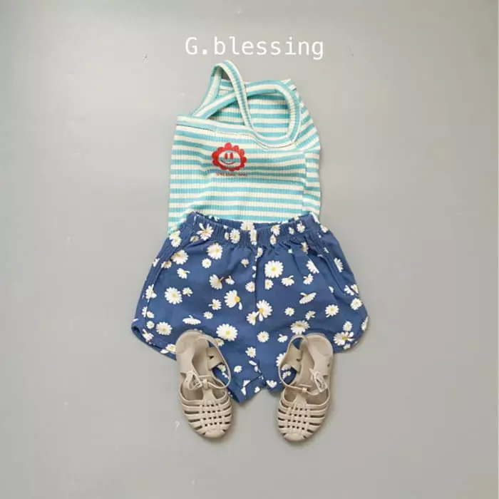 G Blessing - Korean Children Fashion - #kidsshorts - Flower Piping Shorts - 11