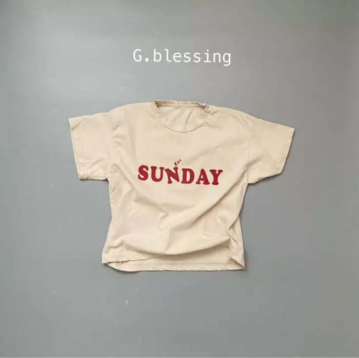 G Blessing - Korean Children Fashion - #kidsstore - Sunday Tee - 2