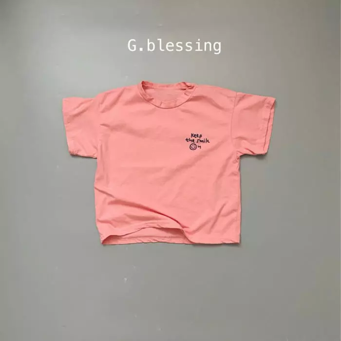 G Blessing - Korean Children Fashion - #magicofchildhood - Keep Smile Tee