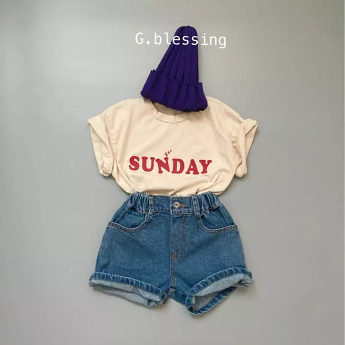 G Blessing - Korean Children Fashion - #magicofchildhood - Sunday Tee - 6