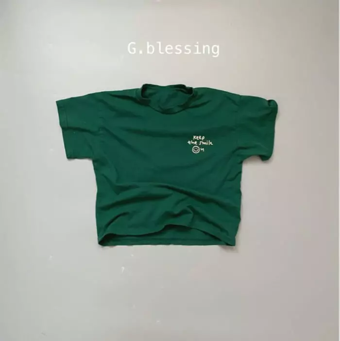 G Blessing - Korean Children Fashion - #minifashionista - Keep Smile Tee - 2