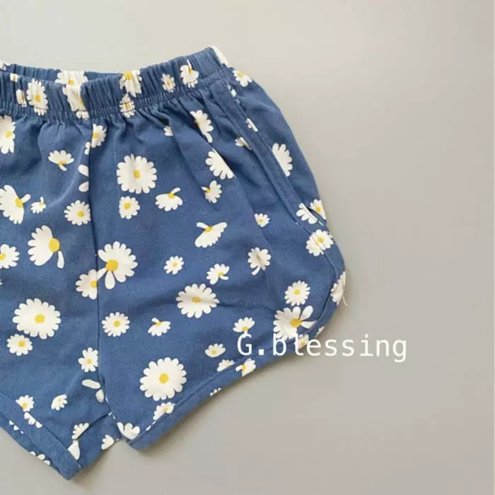 G Blessing - Korean Children Fashion - #prettylittlegirls - Flower Piping Shorts - 2