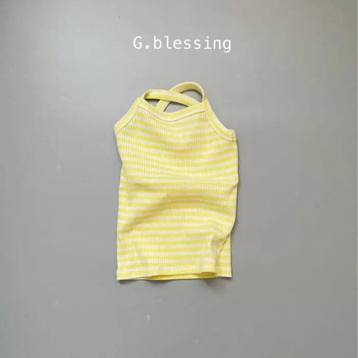 G Blessing - Korean Children Fashion - #toddlerclothing - Flower Rib Sleeveless - 4