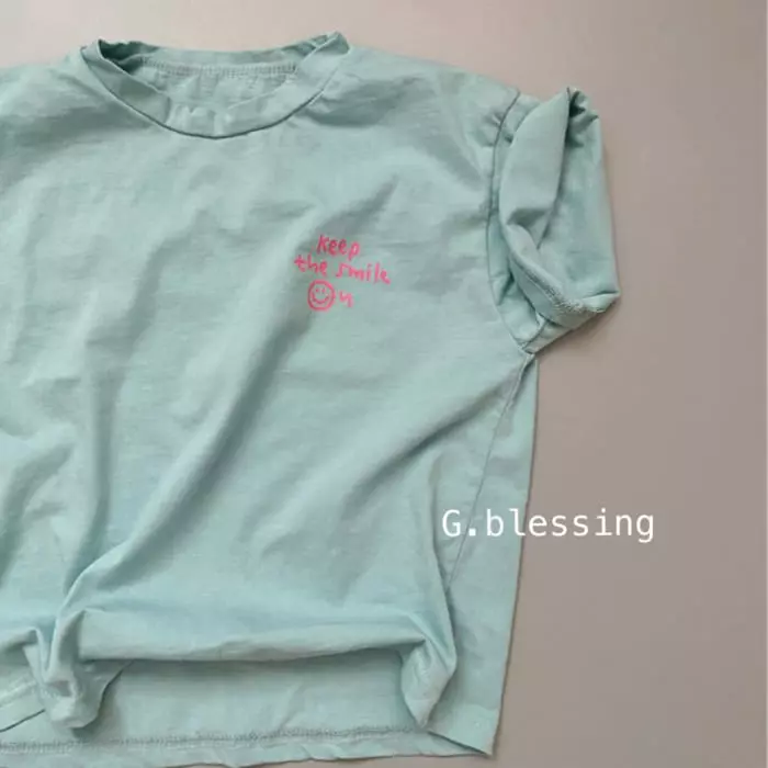 G Blessing - Korean Children Fashion - #prettylittlegirls - Keep Smile Tee - 4