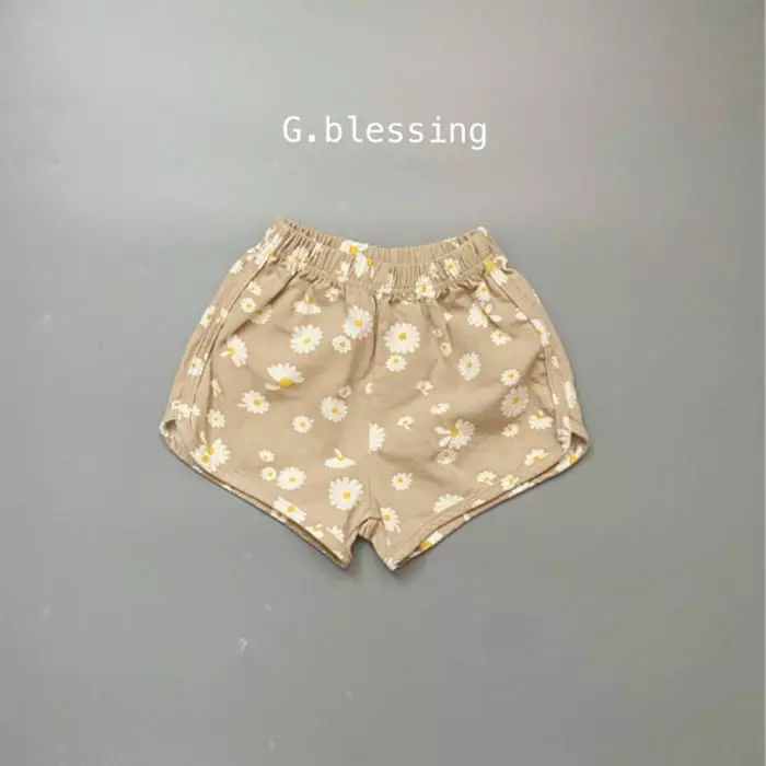 G Blessing - Korean Children Fashion - #todddlerfashion - Flower Piping Shorts - 3