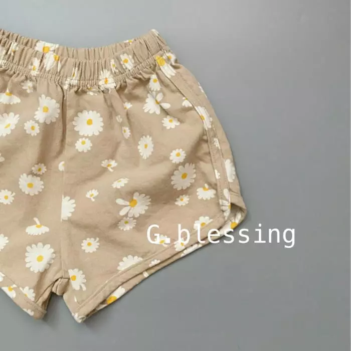 G Blessing - Korean Children Fashion - #todddlerfashion - Flower Piping Shorts - 4
