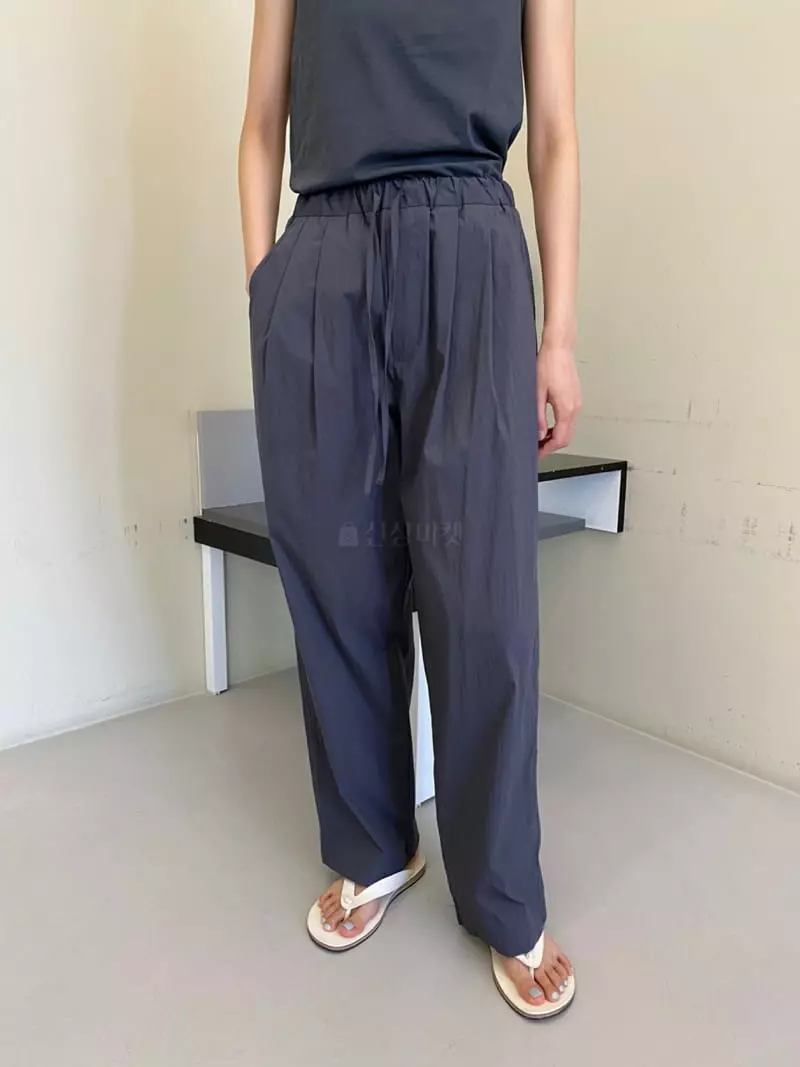 Gallery - Korean Women Fashion - #momslook - String Pants - 3