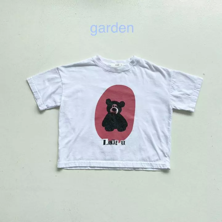 Garden - Korean Children Fashion - #childrensboutique - Lover Bear Tee - 7