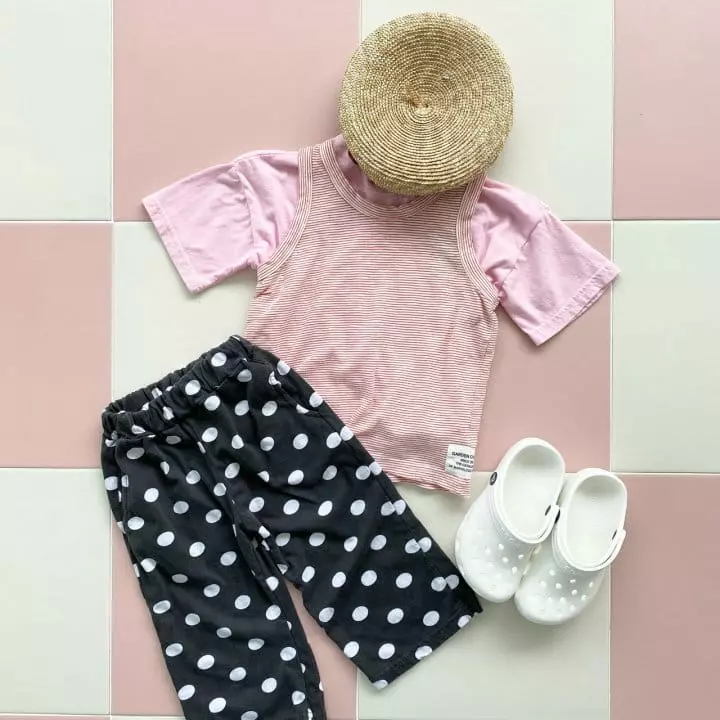 Garden - Korean Children Fashion - #designkidswear - Small Stripes Sleeveless - 5