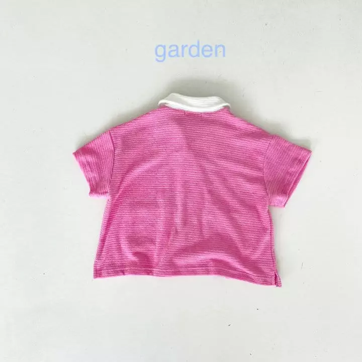 Garden - Korean Children Fashion - #kidsshorts - Terry Color Shirt - 3