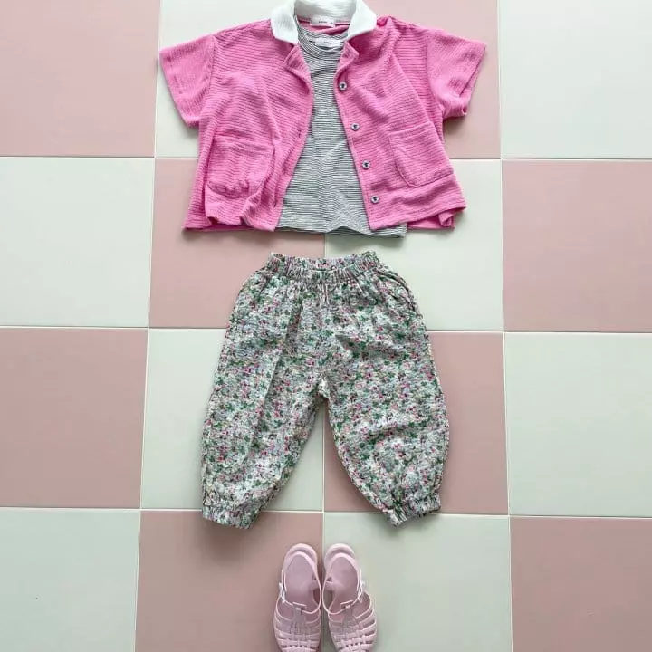Garden - Korean Children Fashion - #magicofchildhood - Terry Color Shirt - 8