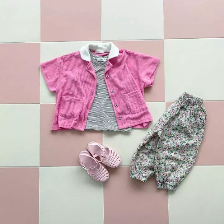 Garden - Korean Children Fashion - #minifashionista - Terry Color Shirt - 9