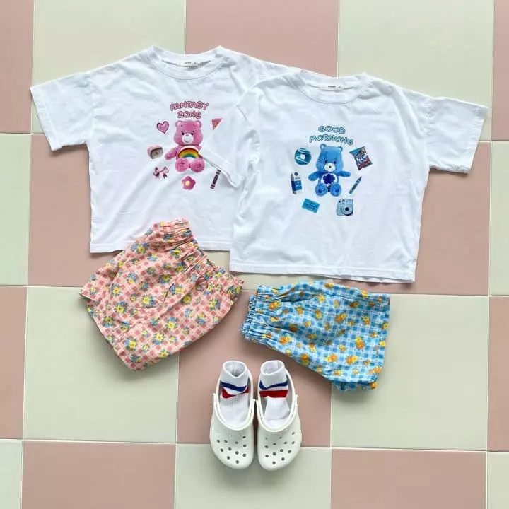 Garden - Korean Children Fashion - #toddlerclothing - Teddy Bear Tee - 4