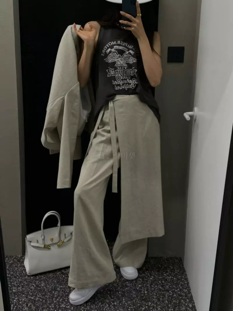 Gentlewoman - Korean Women Fashion - #momslook - Linen Pants