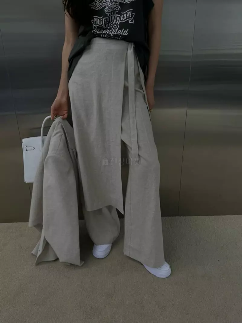 Gentlewoman - Korean Women Fashion - #momslook - Linen Pants - 2