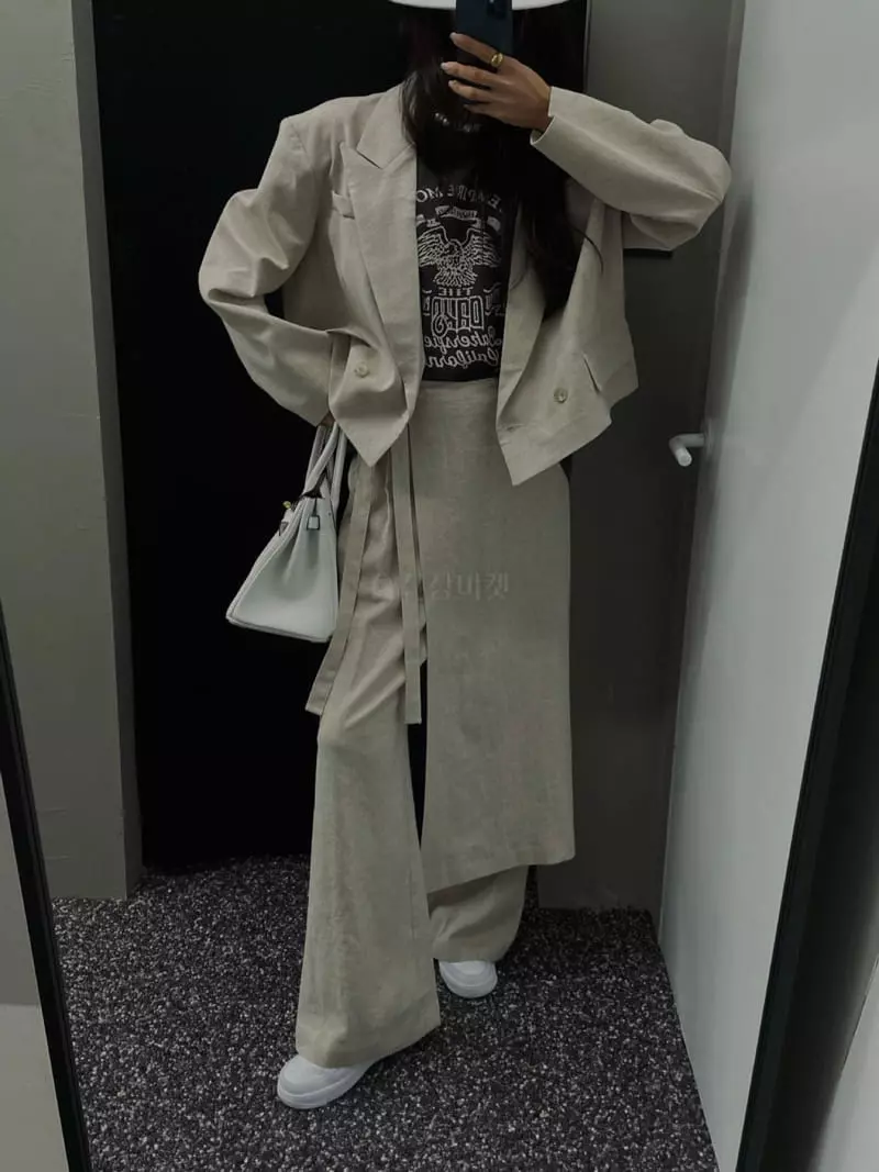 Gentlewoman - Korean Women Fashion - #momslook - Linen Jacket
