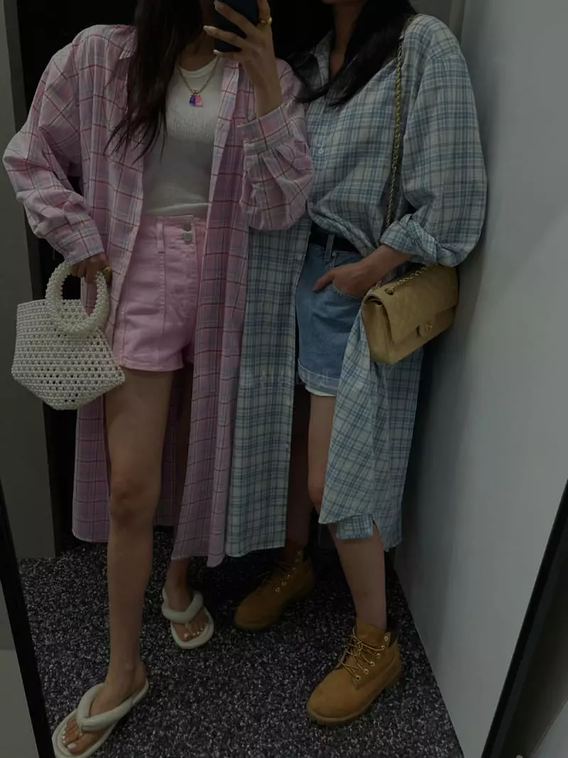 Gentlewoman - Korean Women Fashion - #vintagekidsstyle - Robe Long Shirt