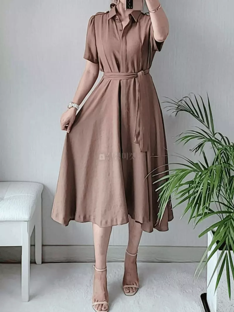 Gratia - Korean Women Fashion - #momslook - Hidden One-piece - 3
