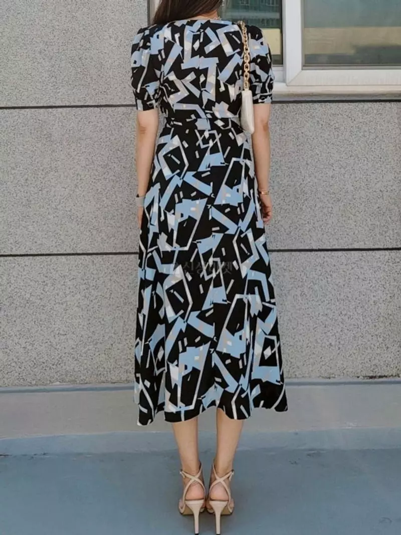 Gratia - Korean Women Fashion - #momslook - Lala Long One-piece - 2