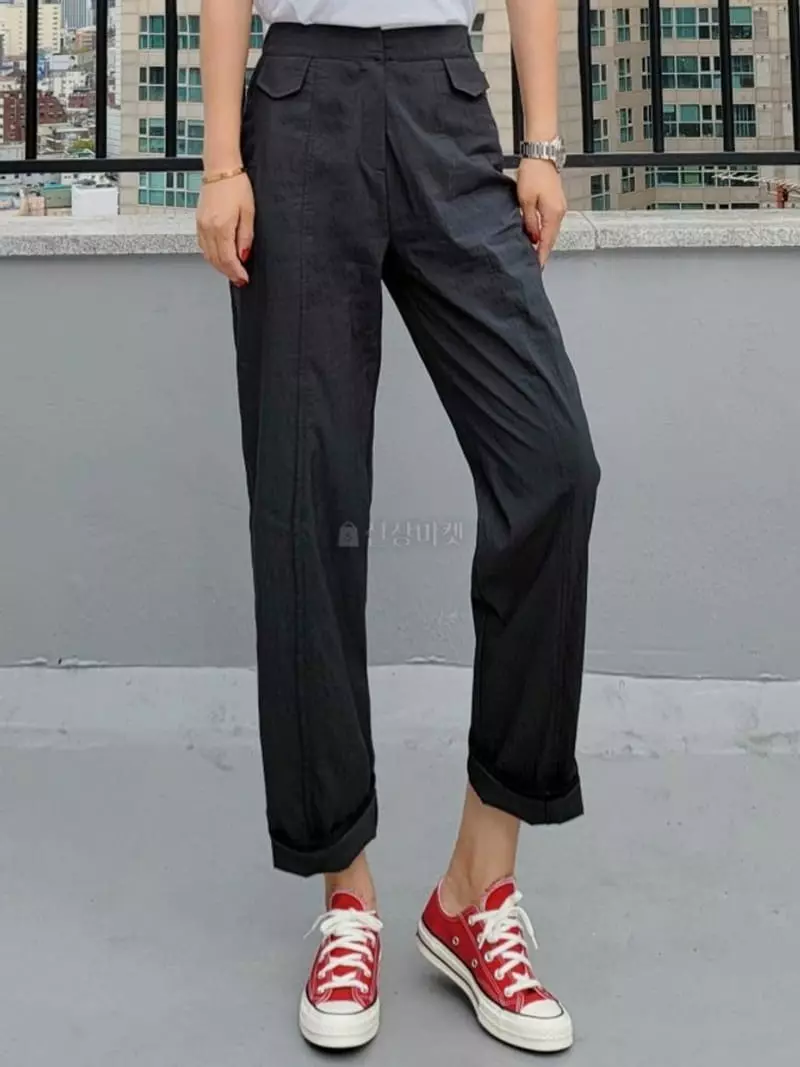 Gratia - Korean Women Fashion - #momslook - Uni Rinkle Pants - 2