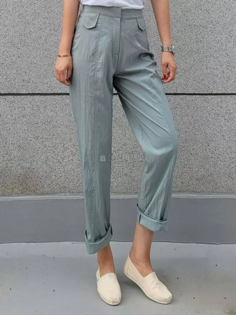 Gratia - Korean Women Fashion - #momslook - Uni Rinkle Pants - 3