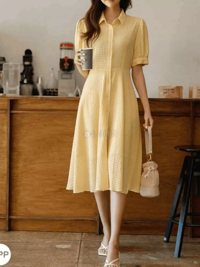 Gratia - Korean Women Fashion - #momslook - Rose One-piece - 7