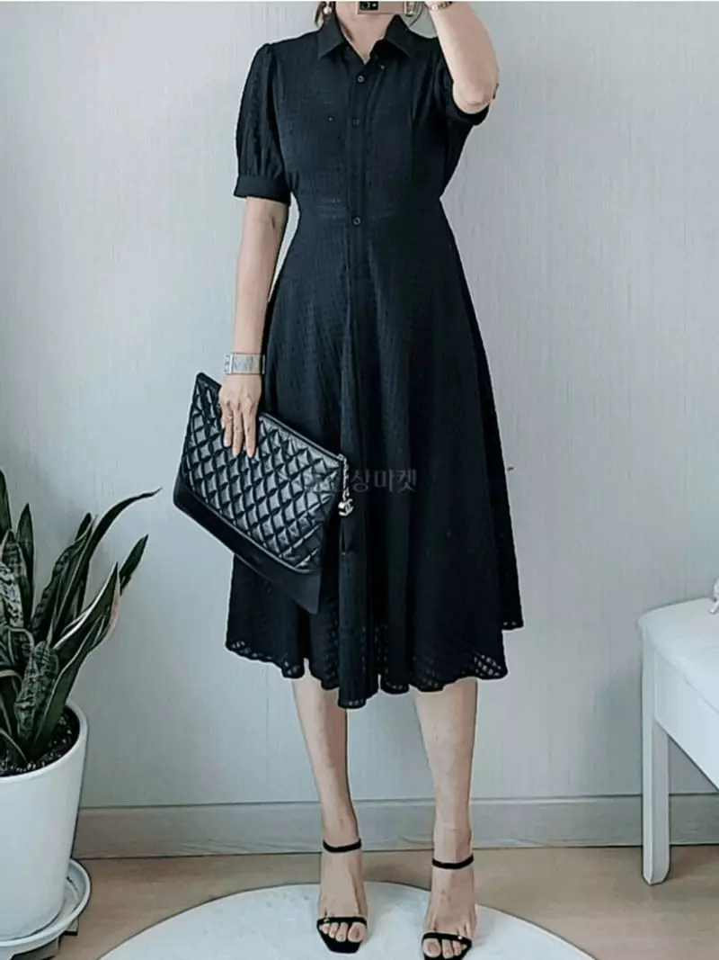 Gratia - Korean Women Fashion - #momslook - Rose One-piece - 9