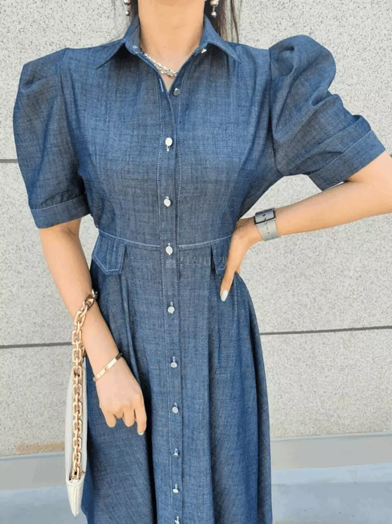 Gratia - Korean Women Fashion - #momslook - Bintz One-piece - 9