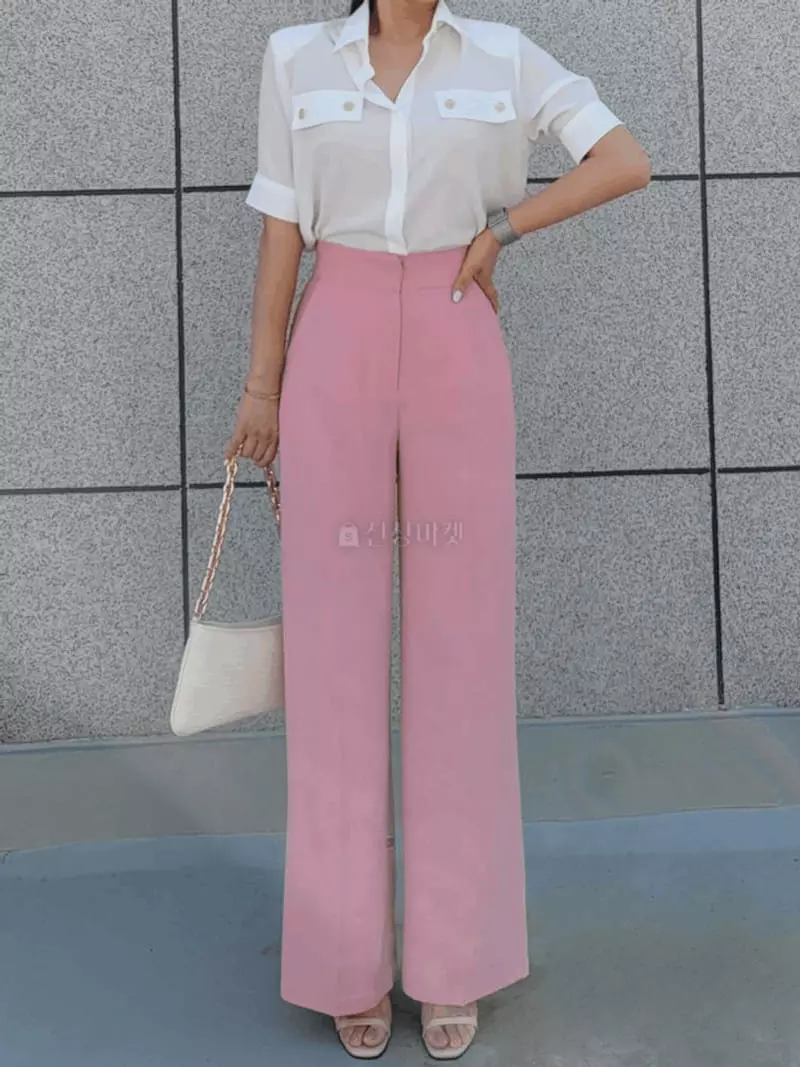 Gratia - Korean Women Fashion - #momslook - Vivi Wide Pans - 12