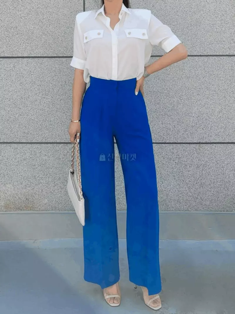 Gratia - Korean Women Fashion - #momslook - Vivi Wide Pans - 6