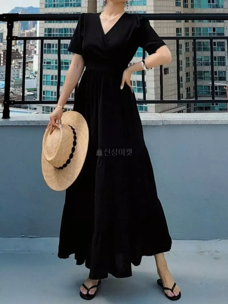 Gratia - Korean Women Fashion - #momslook - Jelly Long One-piece - 3