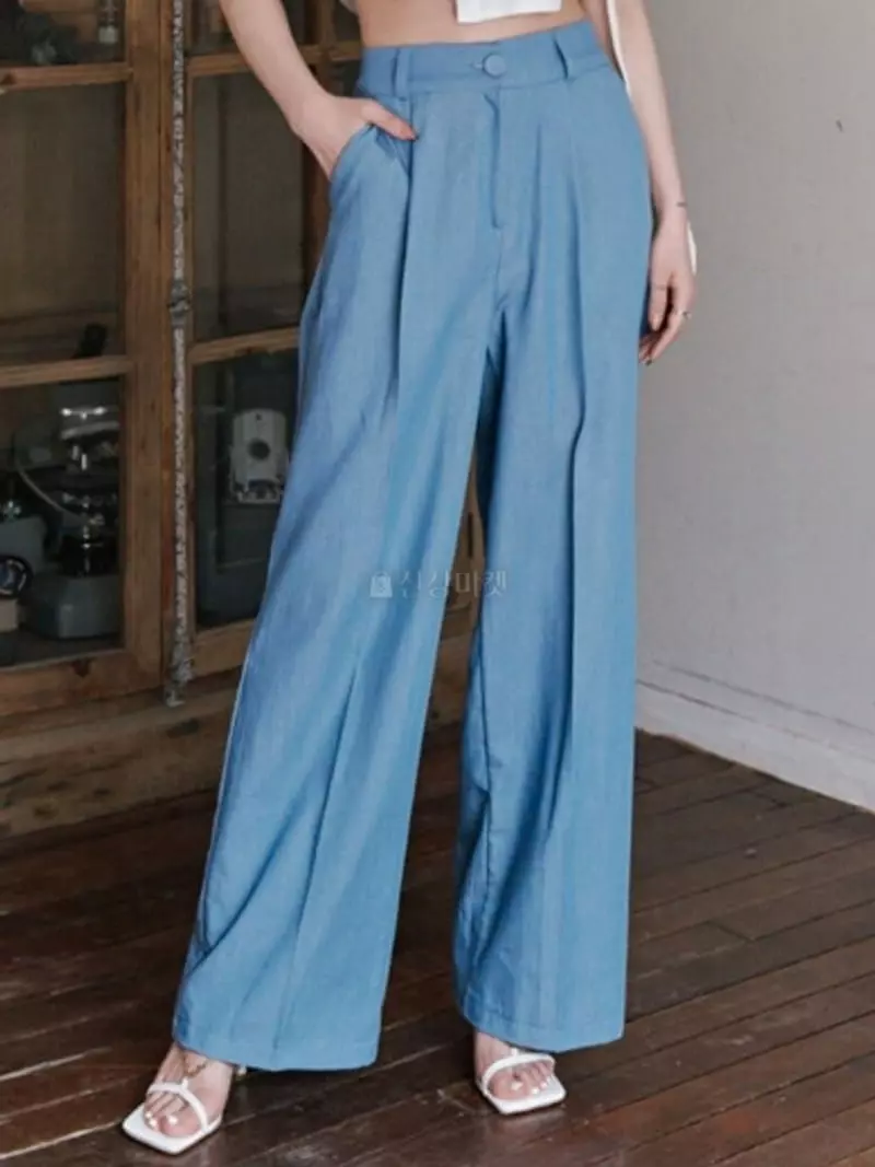 Gratia - Korean Women Fashion - #momslook - Tencel Pants - 2