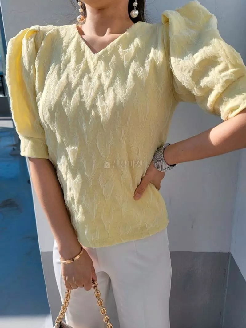 Gratia - Korean Women Fashion - #momslook - Candy Blouse - 3