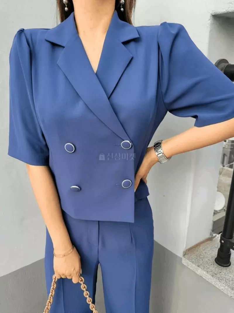 Gratia - Korean Women Fashion - #momslook - Canel Crop Short Jacket - 5