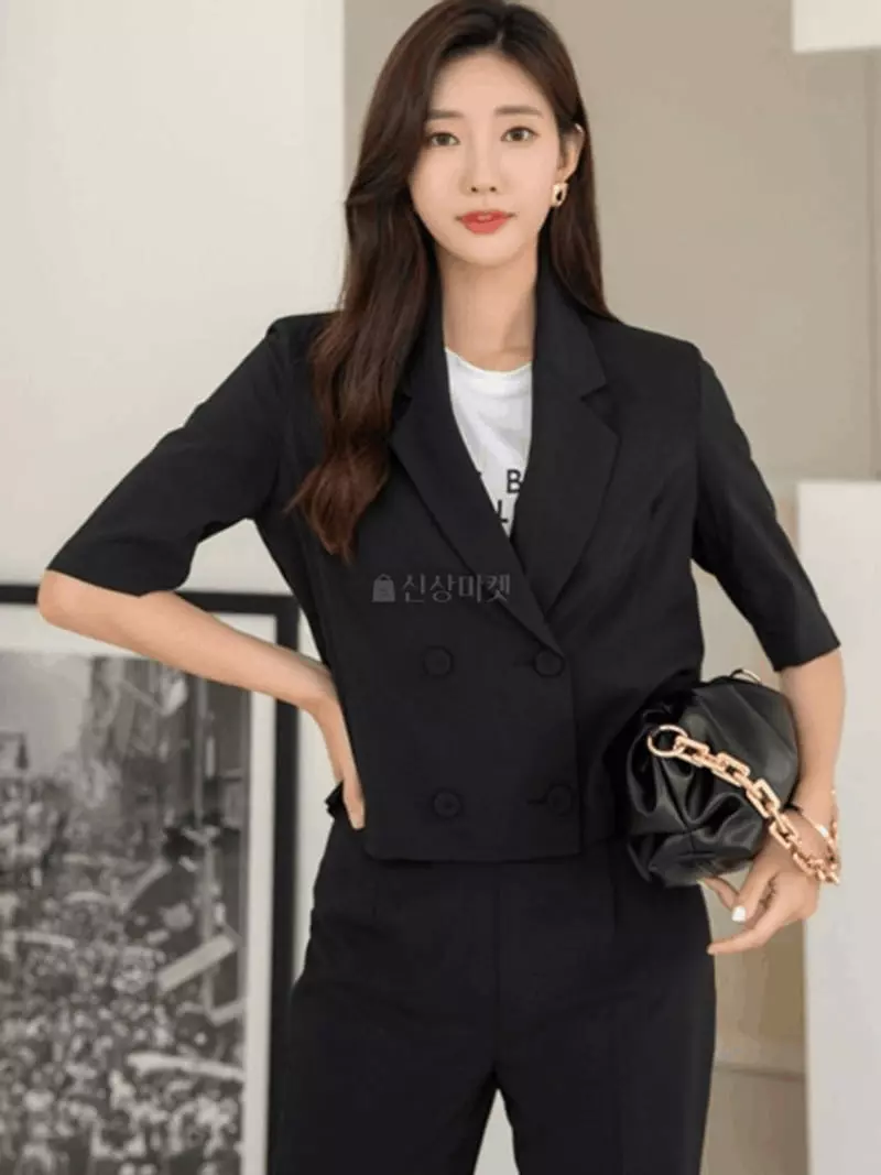 Gratia - Korean Women Fashion - #momslook - Tieing Short Crop Jacket - 12