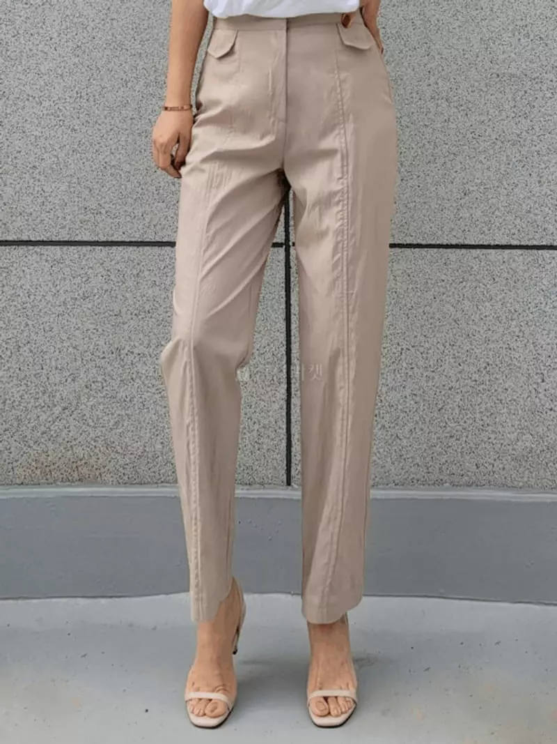 Gratia - Korean Women Fashion - #pursuepretty - Uni Rinkle Pants - 7
