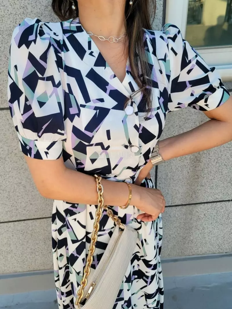 Gratia - Korean Women Fashion - #restrostyle - Lala Long One-piece - 9
