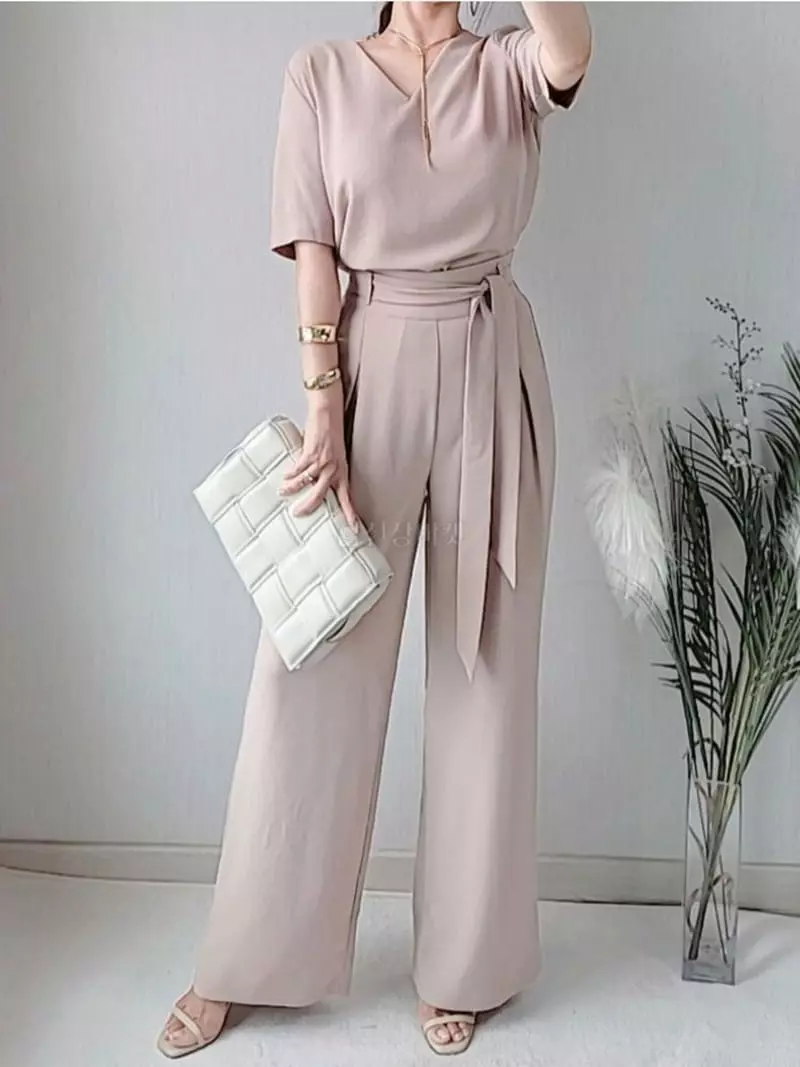 Gratia - Korean Women Fashion - #restrostyle - Ribbon Pants - 2