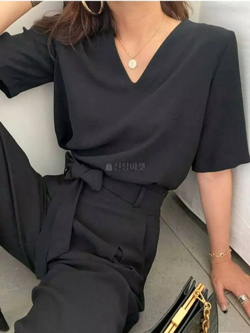 Gratia - Korean Women Fashion - #shopsmall - Ribbon Pants Set - 3