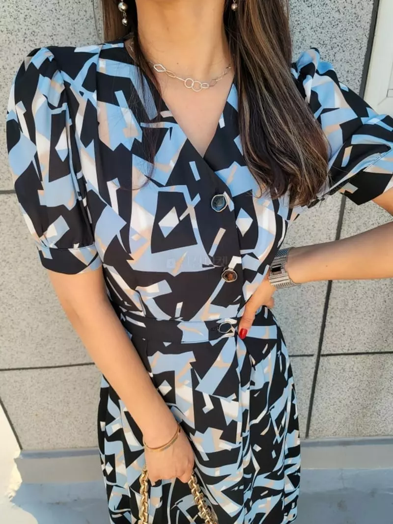 Gratia - Korean Women Fashion - #vintageinspired - Lala Long One-piece - 6