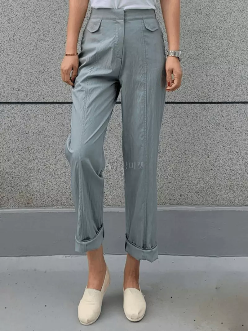 Gratia - Korean Women Fashion - #vintagekidsstyle - Uni Rinkle Pants - 6