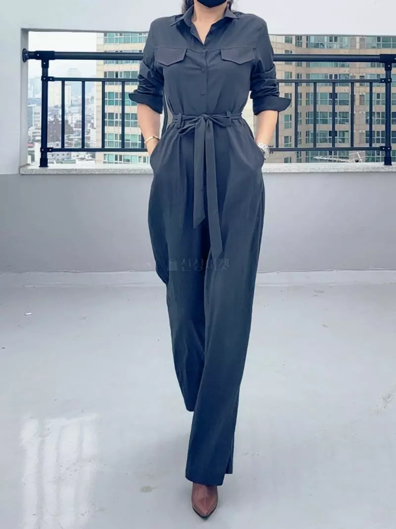 Gratia - Korean Women Fashion - #momslook - Aren Jumpsuit - 4