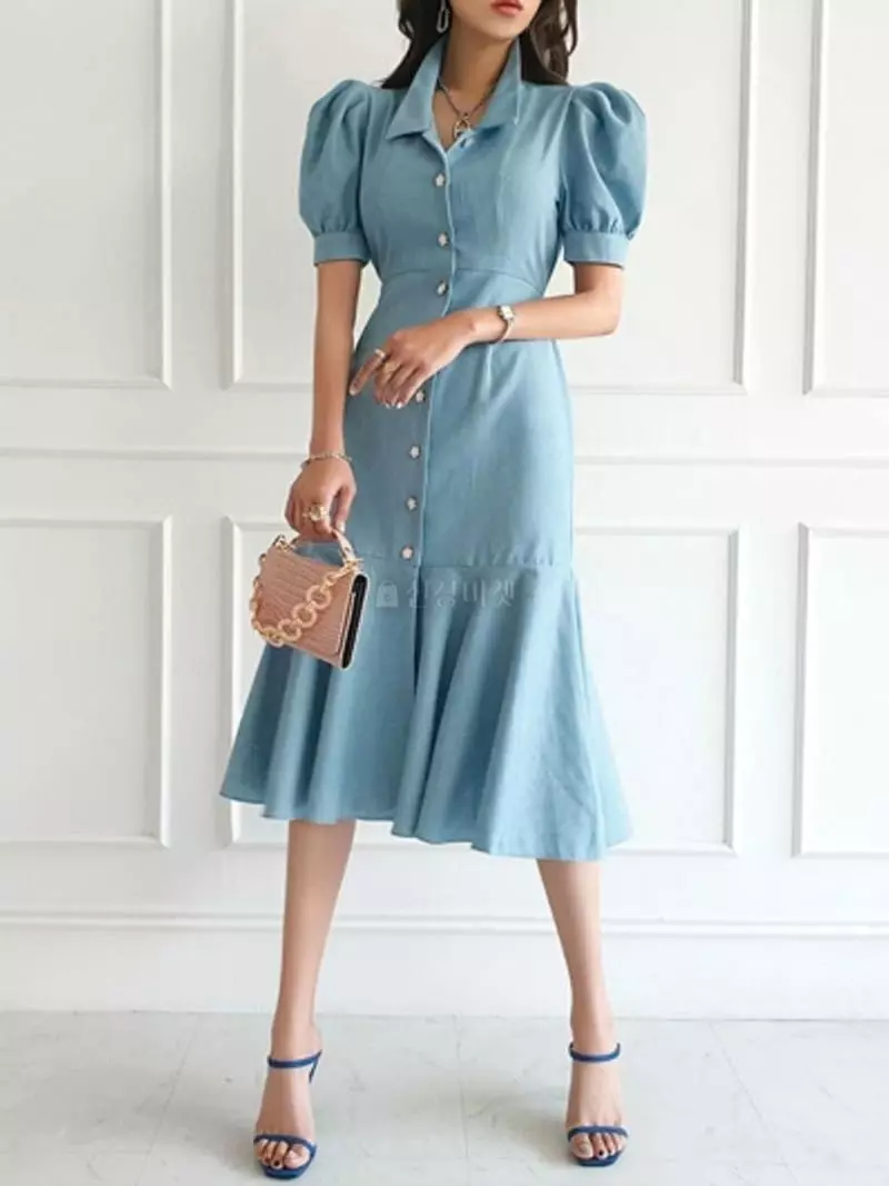 Gratia - Korean Women Fashion - #womensfashion - Maram Denim One-piece - 11