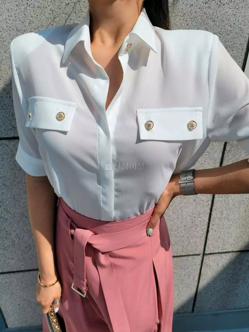 Gratia - Korean Women Fashion - #womensfashion - Glam Blouse - 2