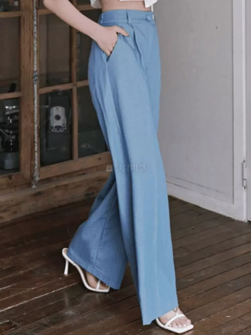 Gratia - Korean Women Fashion - #womensfashion - Tencel Pants - 11