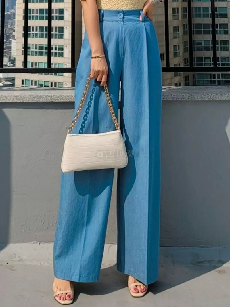 Gratia - Korean Women Fashion - #womensfashion - Tencel Pants - 3